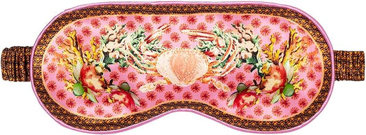 slip Pure Silk Sleep Mask - 100% Pure 22 Momme Mulberry Silk Eye Mask - Comfortable Sleeping Mask with Elastic Band, Zodiac Collection: Cancer