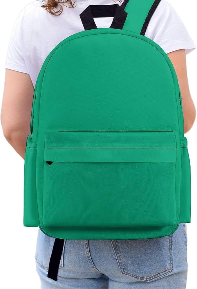 Malachite Backpack Adult Travel Daybag for Women Men College Backpack for Vacation Hiking Camping Bag