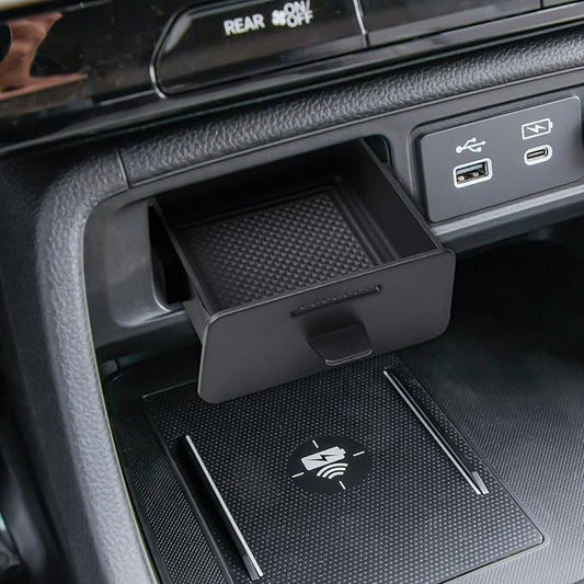 RUNROAD Dashboard Storage Organizer Tray Compatible with 2026 Honda Passport Accessories, Center Console Organizer Armrest Drawer