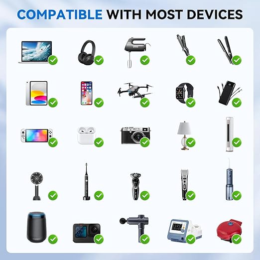 DOACE 220V to 110V Converter 350W Voltage Converter US to Europe for Hair Straightener/Curling Iron Converter for European Travel with 4-Port USB Charging and UK/AU/US/EU Worldwide Plug Adapter