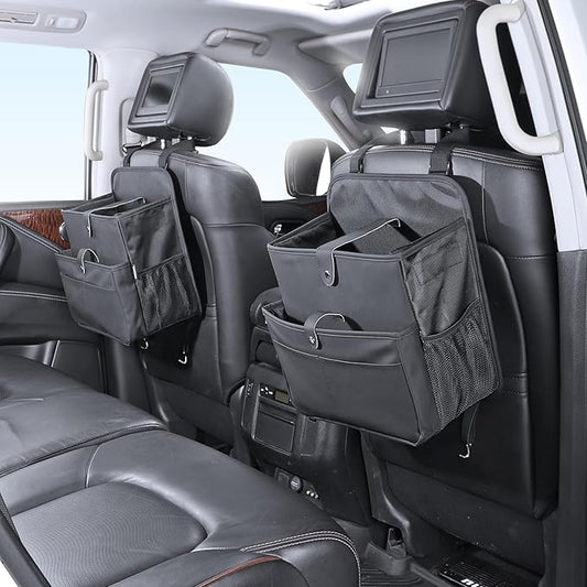 Car Seat Organizer,Universal Fit for Front & Back Seats-Hanging Letters/Legal Folders/Laptops and Tablets,Compatible with Cars, Trucks, and Vans