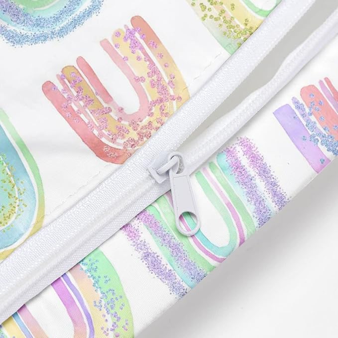 2 Pcs Wet Bag, Wet Dry Bag, Wet Bag for Swimsuit, Travel, Beach, Pool, Diapers, Dirty Yoga Gym Clothes, Toiletries, Makeup Bag, Beach Bag Ocean Starfish Anchor Decor Birthday Gift for Women.