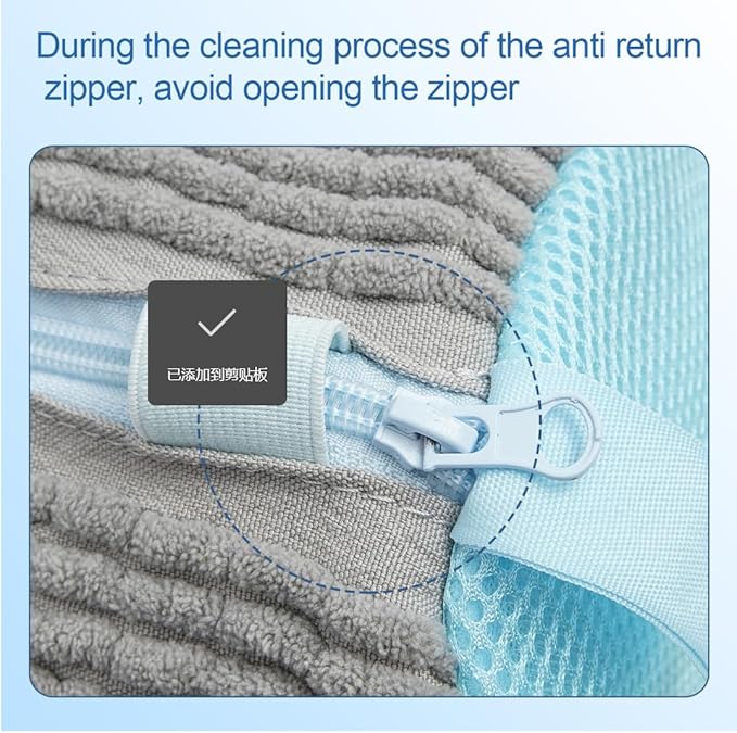 ProtecZone Shoe Washing Bag - Heavy-duty mesh laundry bag with a secure zipper, suitable for sports shoes, stain-resistant and tangle-free cleaning