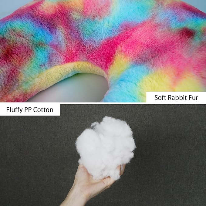 Car Pillow - Soft Adult and Child Car Sleeping Neck Head Support H-Shape Travel Pillow Cushion Car Seat Safety