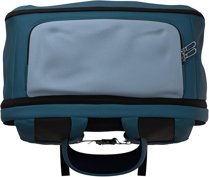 Zion Cases Slab Case Backpack with Slab Case 2GO Graded Card Case; Fits PSA, BGS, HGA, SGC, and CSG Graded Card Slabs; Ideal Travel Storage Solution; (Navy)