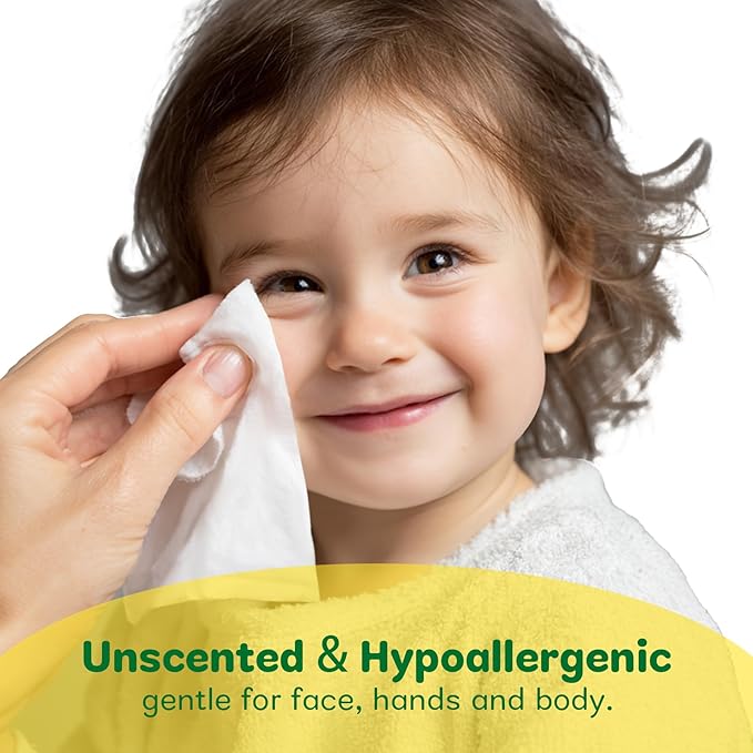 Unscented Travel Wet Wipes, 99% Purified Water Mini Wipes for Sensitive Skin, Hypoallergenic & Plastic-Free Pocket Wipes, 48 Count (8 Packs of 6)
