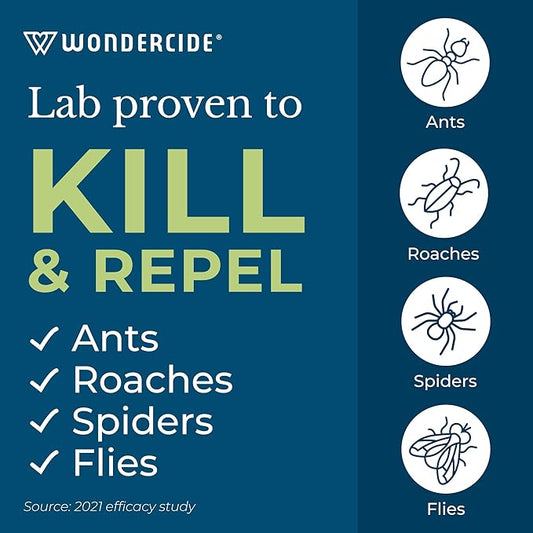Wondercide - Indoor Pest Control Spray for Home and Kitchen - Ant, Roach, Spider, Fly, Flea, Bug Killer and Insect Repellent - with Natural Essential Oils - Pet and Family Safe — Rosemary 32 oz