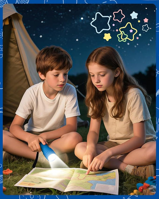 EverBrite 16-Pack Mini LED Flashlight Set - Assorted 4 Colors, 48 AAA Batteries Included, for Hurricane Supplies Party Favors, Kids Gift, Camping, Hiking etc