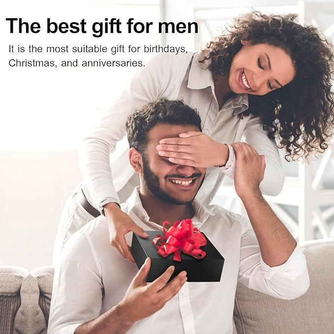 Mens Wallet Card Holder Pop up Card Case,Carbon Fiber Leather Slim Wallet,RFID Blocking 8-9 Card Capacity | ID Window | Cash Slot Minimalist Wallet for Men Black