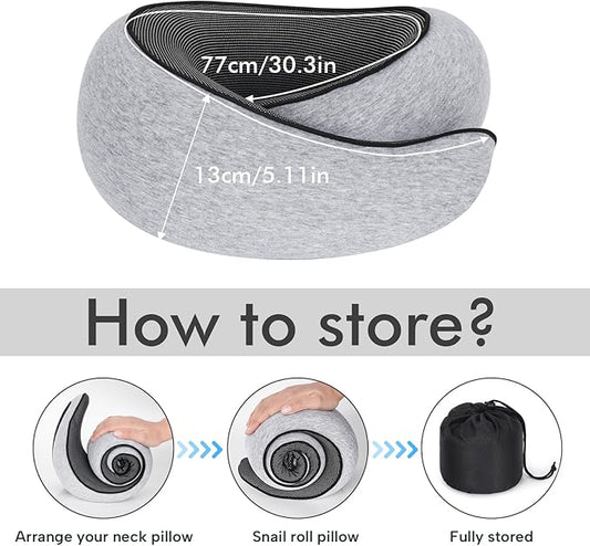 New Travel Pillow, Travel Pillows for Airplanes, Travel Neck Pillow, Travel Pillow, Travel Pillow Neck Pillow for Traveling Suitable for Airplanes,Offices and Cars