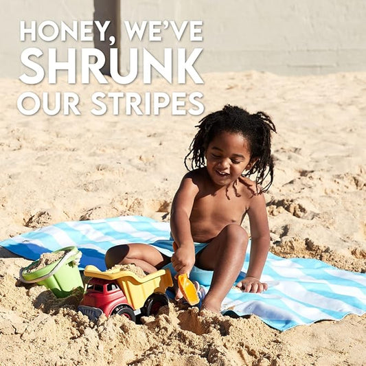 Dock & Bay Quick Drying Towel - for Sports & Gym - Compact, Lightweight - 100% Recycled - Includes Bag - Cabana - Tulum Blue, Medium (130x70cm, 51x27)