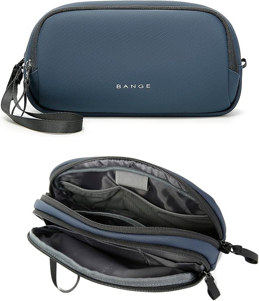 BANGE Cable Organizer Pouch, Travel Water Resistant Tech Accessories Bag Carry Storage,Electronic Organizer Accessory Case for Charger, Cables, Power Bank