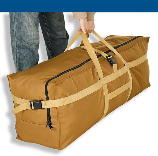 Arxus Large Duffel Bag, Waterproof Carry on Weekend Overnight Storage Bag over Luggage for Airline, Travel, Camping, Moving