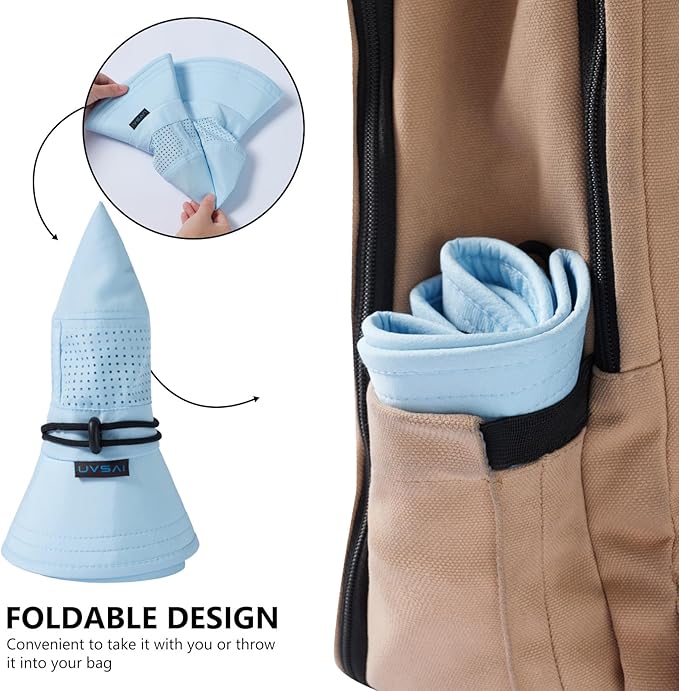 UPF 50+ Bucket Sun Hat with Laser Perforated Mesh Cooling Adjustable Breathable Lightweight for Outdoor Men Women