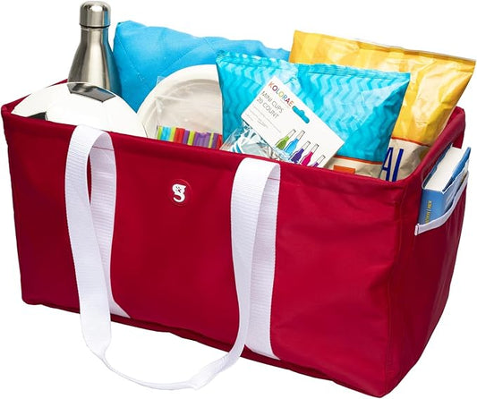 geckobrands Large Utility Tote - Durable Multipurpose Bag for Beach, Travel, Shopping & Outdoor Activities