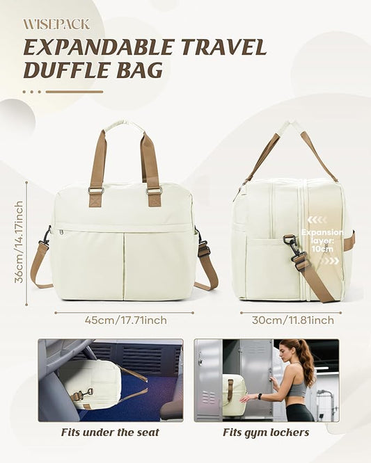 Gym Bag Womens,Travel Duffel Carry on Bag Sport Tote Bag Weekend Overnight Bag