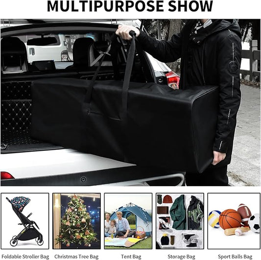 Urbanstand 46 Inch Travel Duffle Bag Extra Large Sport Equipment Duffel Bags with 2-way Lockable Zippers