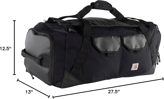 Carhartt Heavy Haul Utility Duffel Bag's, Water-Resistant Packable Bag for Jobsite, Gym, and Travel