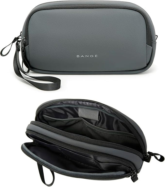 BANGE Cable Organizer Pouch,Water Resistant Tech Accessories Bag Carry Storage,Electronic Accessory Case for Charger, Cables, Power Bank, Hard Drive, Cords