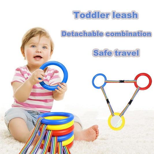 15/20 Sets Walking Rope for Preschool Colorful Toddler Leash for walking in line,Kids Handles Safety Line Wrist Leashes Detachable Transition Rope for Children's School Kindergarten Outdoor Supplies (Yellow, 15 sets)