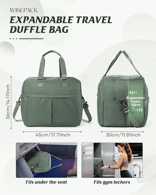 Gym Bag Womens,Travel Duffel Carry on Bag Sport Tote Bag Weekend Overnight Bag
