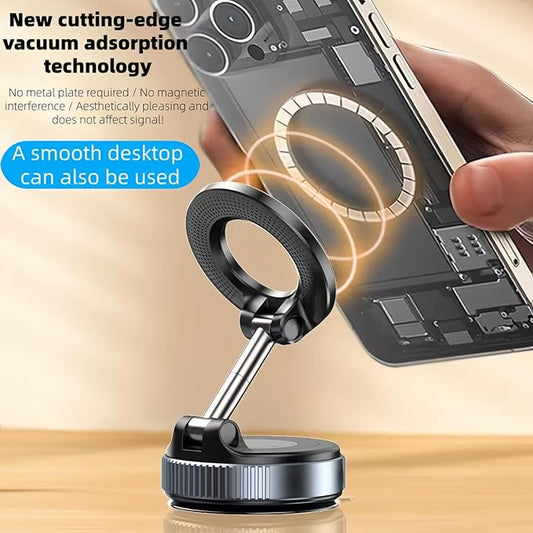 Magnetic Phone Holder for Car X007,Upgrade The Strong Suction Power,360° Rotatable Magsafe Car Mount, Foldable & Adjustable,for iPhone17 Pro Max 16 15 14 13 12 & Android