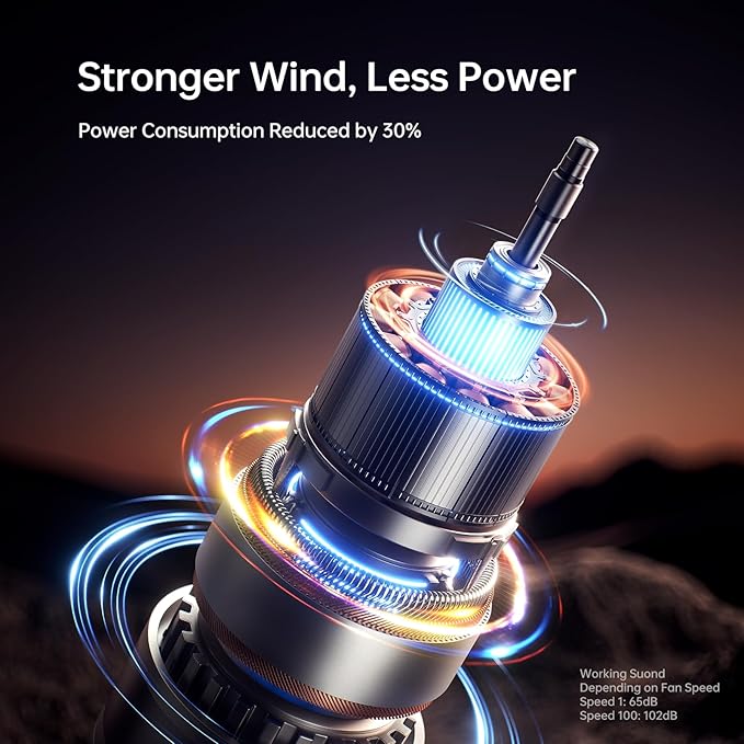 JISULIFE Portable Handheld Fan Ultra2, 9000mAh Max 25 Hrs, 5 IN 1, 100 Speed Turbo Fan Rechargeable 18W Power Bank with Flashlight, Metal Shell Multi-Function Travel Essentials Gifts for Men-Grey