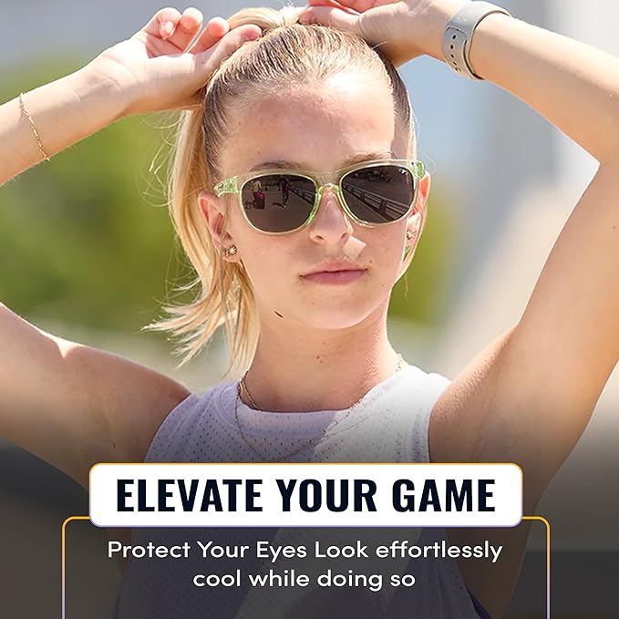 Swank Sport Sunglasses - Tangle Free - Ideal For Cycling, Golf, Hiking, Pickleball, Running and Great Lifestyle Look