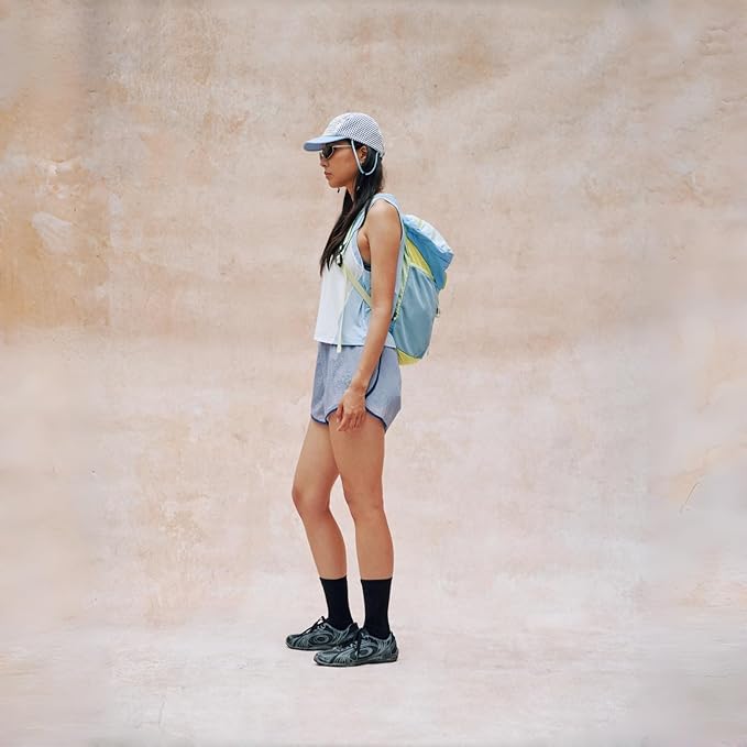 Packable Backpack, Lightweight Hiking Daypack for Men & Women, 18L Foldable Water-Resistant Small Backpack with Color Block Design for Outdoor Trekking Camping Travel