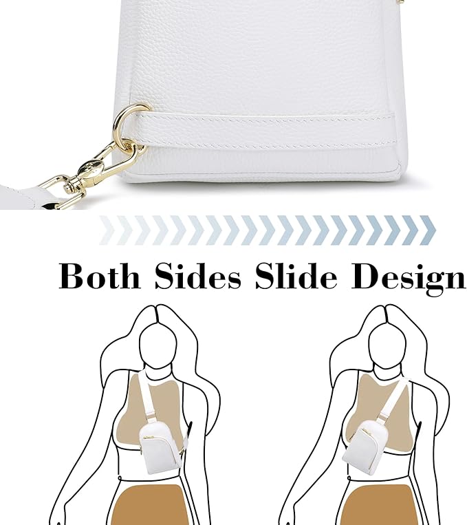 INICAT RFID Blocking Sling Bag Anti Theft Crossbody Bags Women Valentine's Day Gifts Travel Purses Vegan Leather