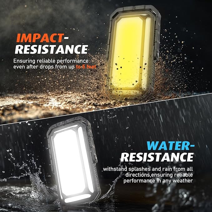 10000mAh Rechargeable LED Camping Lantern with LCD Display, 12 Light Modes, Dimmable & Waterproof, 120+ Hours Portable Light for Emergency, Power Outages, Outdoor Camping, Tent, 2 Packs