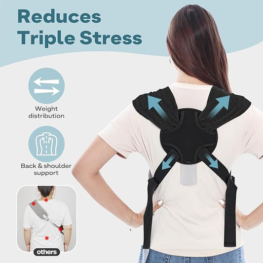 Supet Dog Carrier Sling for Small Dogs, Front Facing Cat Sling Carrier Chest, Hands Free Pet Sling Carrier, Adjustable Dog Front Carrier, Reducing Back Pain, Anti Pet Anxiety (Black, Regular)