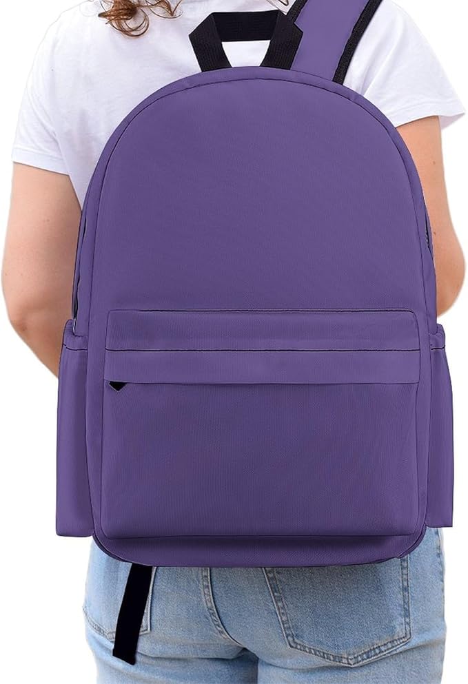 Ultra Violet Backpack Adult Travel Daybag for Women Men College Backpack for Vacation Hiking Camping Bag
