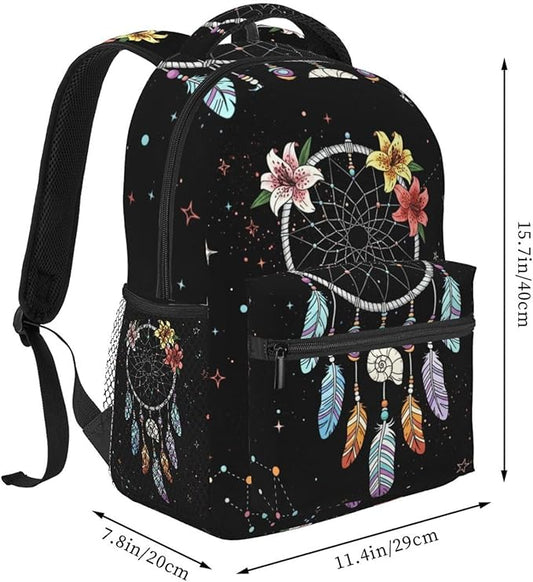 Native American Backpack for Men Women,Casual Travel Hiking Camping Backpacks Lightweight Bookbag
