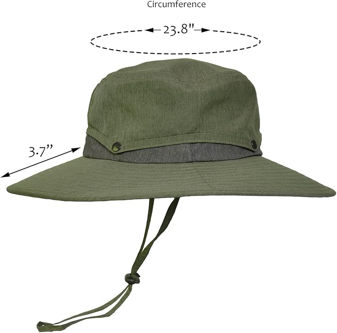 Solaris Sun Hat with Neck Flap, UPF 50 Sun Protection Lightweight Sun Cap for Men Women, Wide Brim Hat for Fishing Hiking