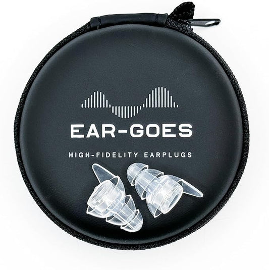 X15 High Fidelity Earplugs – Reusable Hearing Protection with Two Sizes – Concerts, Festivals, Musicians, Motorcycles, and Travel – 15 dB Noise Reduction – Clear & Comfortable