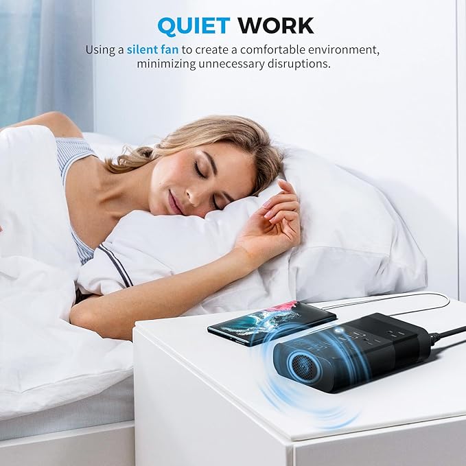 DOACE 500W Max Pure Sine Wave Voltage Converter Us to Europe, 220V to 110V Converter 50Hz to 60Hz Transformer for European Travel, Power Converter Adapter Combo for CPAP Hair Straightener Laptop Phone