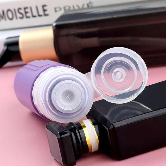 16 Pack Travel Bottles for Toiletries, TSA Approved Silicone Travel Containers jar for Toiletries, Leak Proof Refillable Liqus Shampoo And Conditioner Traveler Essentials toiletry Bottles