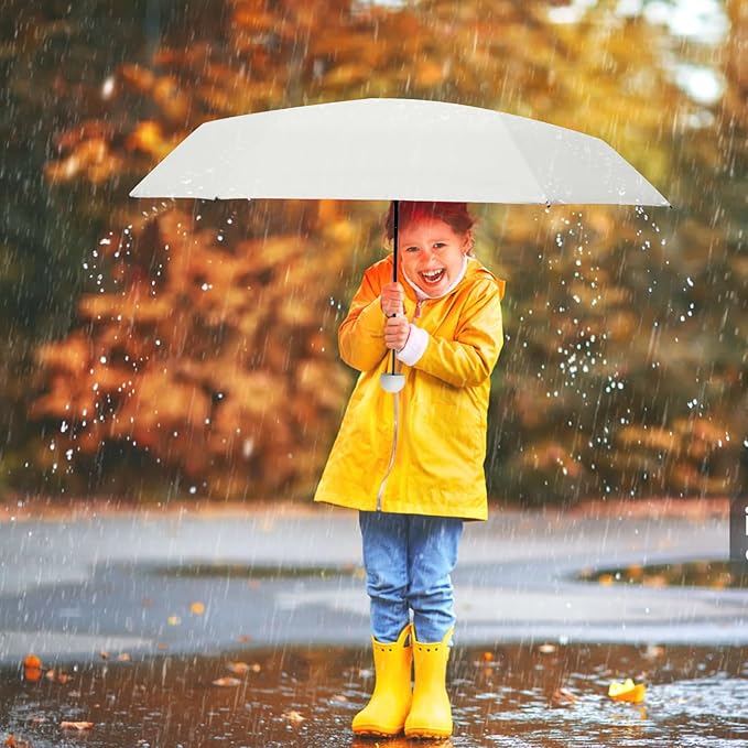 Compact Travel Umbrella, Small Pocket Mini Umbrella for Purse Wallet, UV Sun Rain Umbrellas for Backpack, Portable Folding Umbrellas for Women Kids