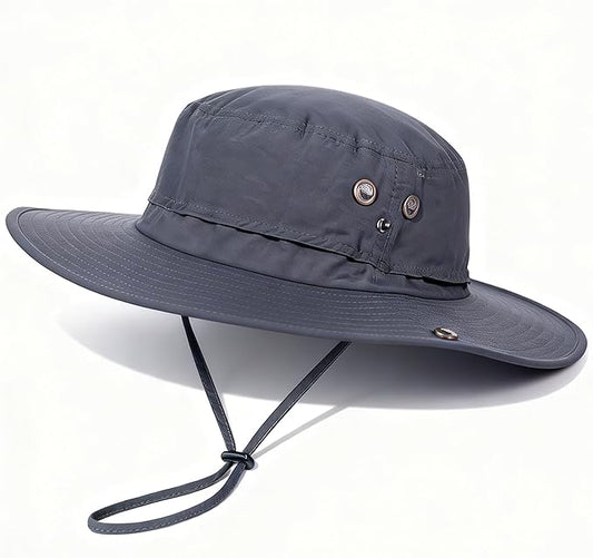 Plus Size XL XXL Sun Hats for Men Bucket Boonie UV Protection UPF50+ Waterproof Wide Brim Foldable Fishing Beach