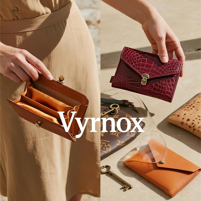 Genuine Leather Wristlet Clutch Purse for Women with RFID Blocking Small Crossbody Bag Shoulder Handbag Ideal Gift for Women