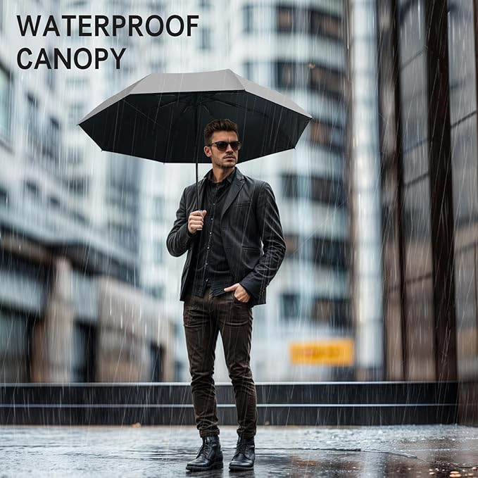 Compact Travel Umbrella, Small Pocket Mini Umbrella for Purse Wallet, UV Sun Rain Umbrellas for Backpack, Portable Folding Umbrellas for Women Kids