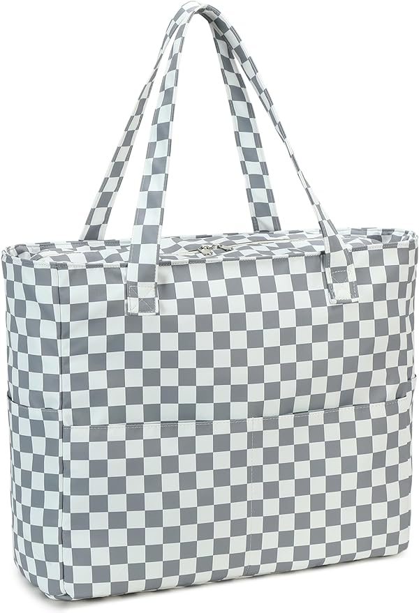 Bluboon Waterproof Beach Tote Pool Bags for Women Ladies Extra Large Carry On Bag With Wet Compartment for Weekender Travel