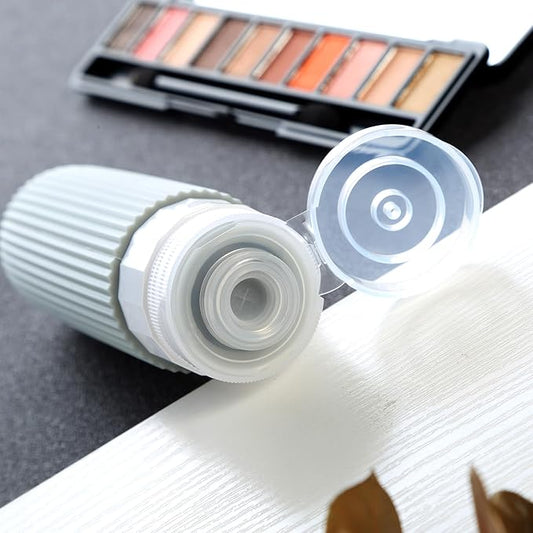 Travel Bottles for Toiletries, Tsa Approved 3oz Portable Travel Bottles, BPA Free Leak Proof Squeezable Silicone Travel Size Containers, Travel Accessories with Clear Toiletry Bag (4 Pack)