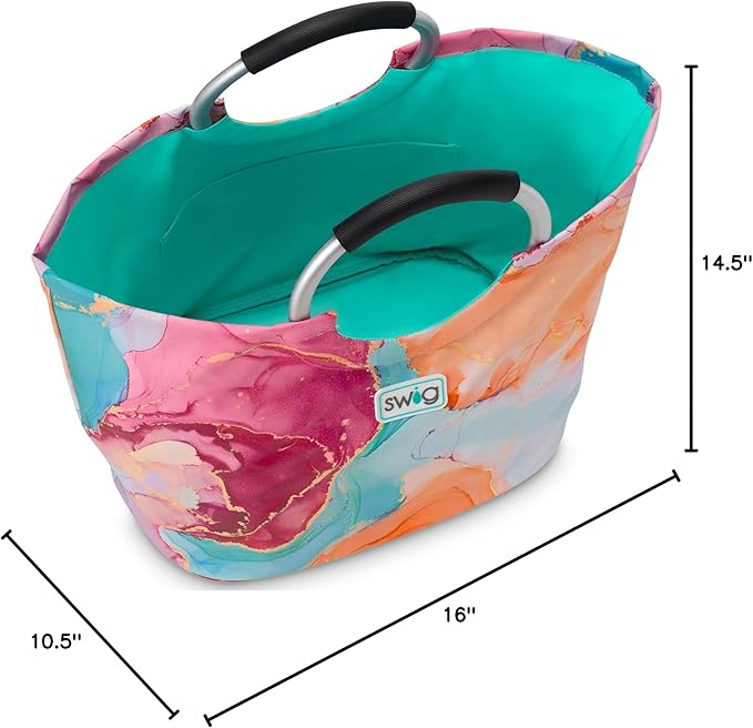 Swig Life Loopi Tote Bag, Large, Lightweight, Waterproof Beach and Utility Bag