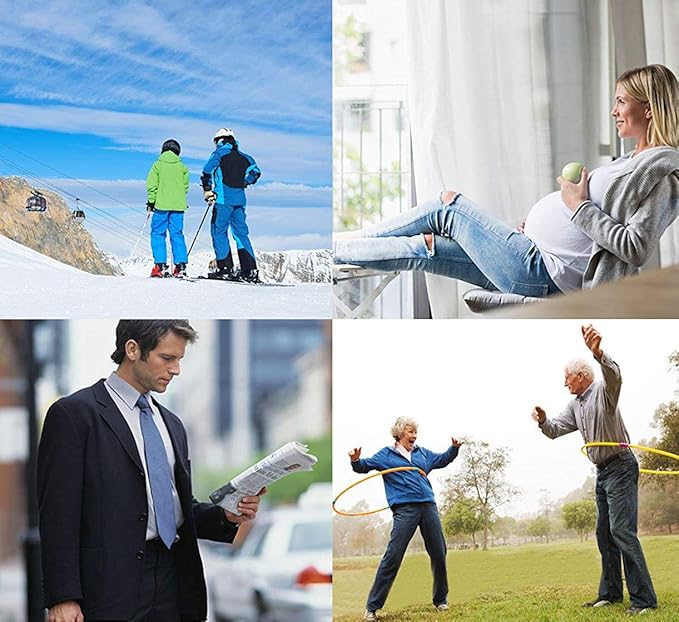 Graduated Copper Compression Socks for Men & Women Circulation 8 Pairs 15-20mmHg - Best for Running Athletic Cycling