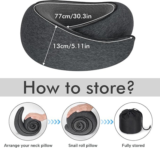 New Travel Pillow, Travel Pillows for Airplanes, Travel Neck Pillow, Travel Pillow, Travel Pillow Neck Pillow for Traveling Suitable for Airplanes,Offices and Cars