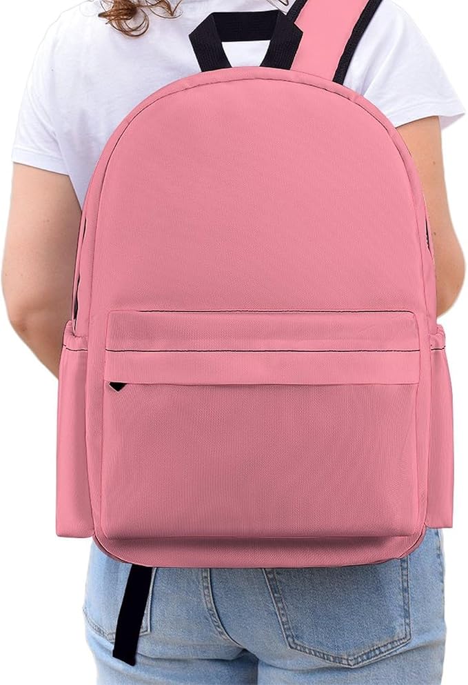 Salmon Backpack Adult Travel Daybag for Women Men College Backpack for Vacation Hiking Camping Bag