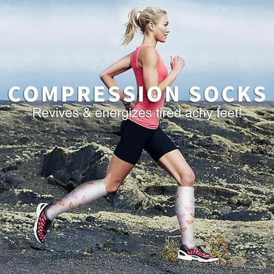 Laite Hebe Compression Socks For Women& Men circulation(8 Pairs),Socks-Best for Running,Sports,Hiking,Flight travel,Pregnancy