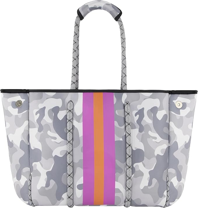 QOGiR Neoprene Multipurpose Beach Bag Tote with Inner Zipper Pocket … … … …